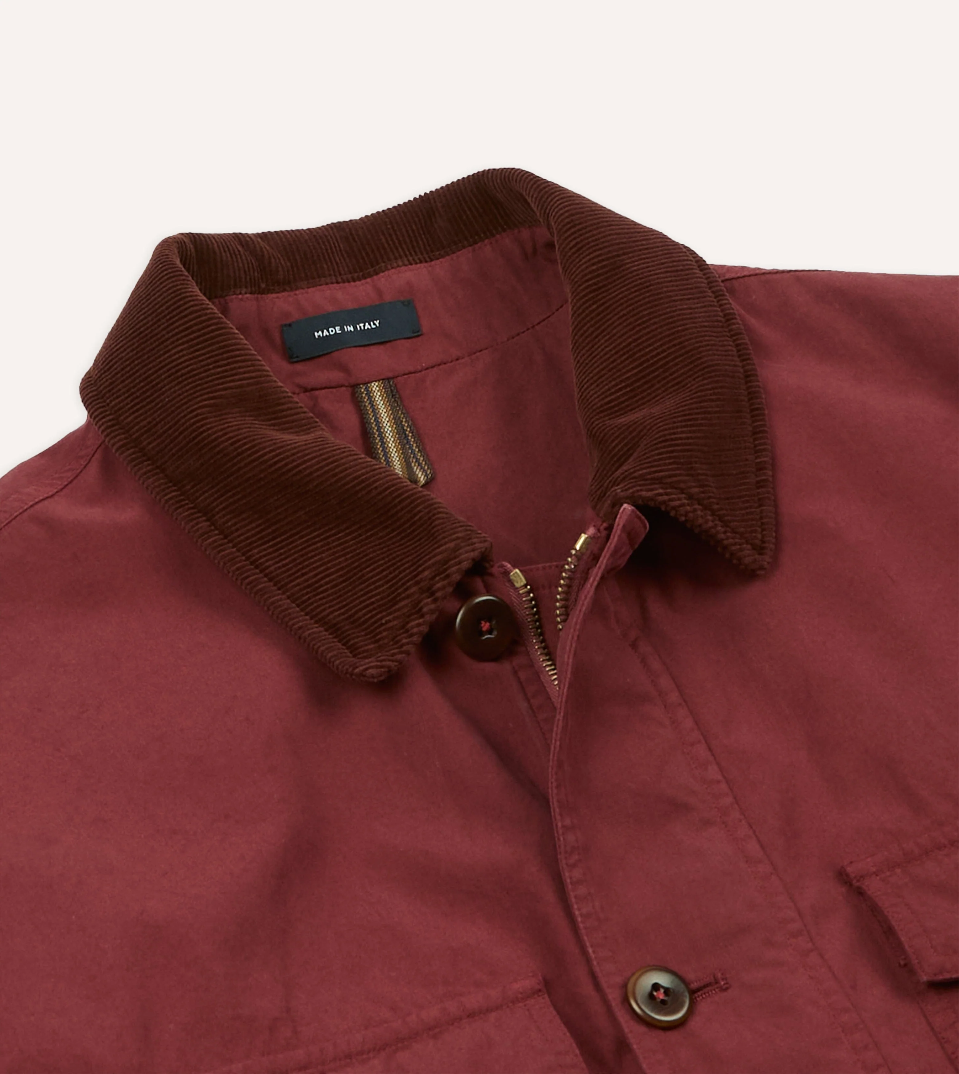 Washed Red Cotton Hiking Jacket - Image 5