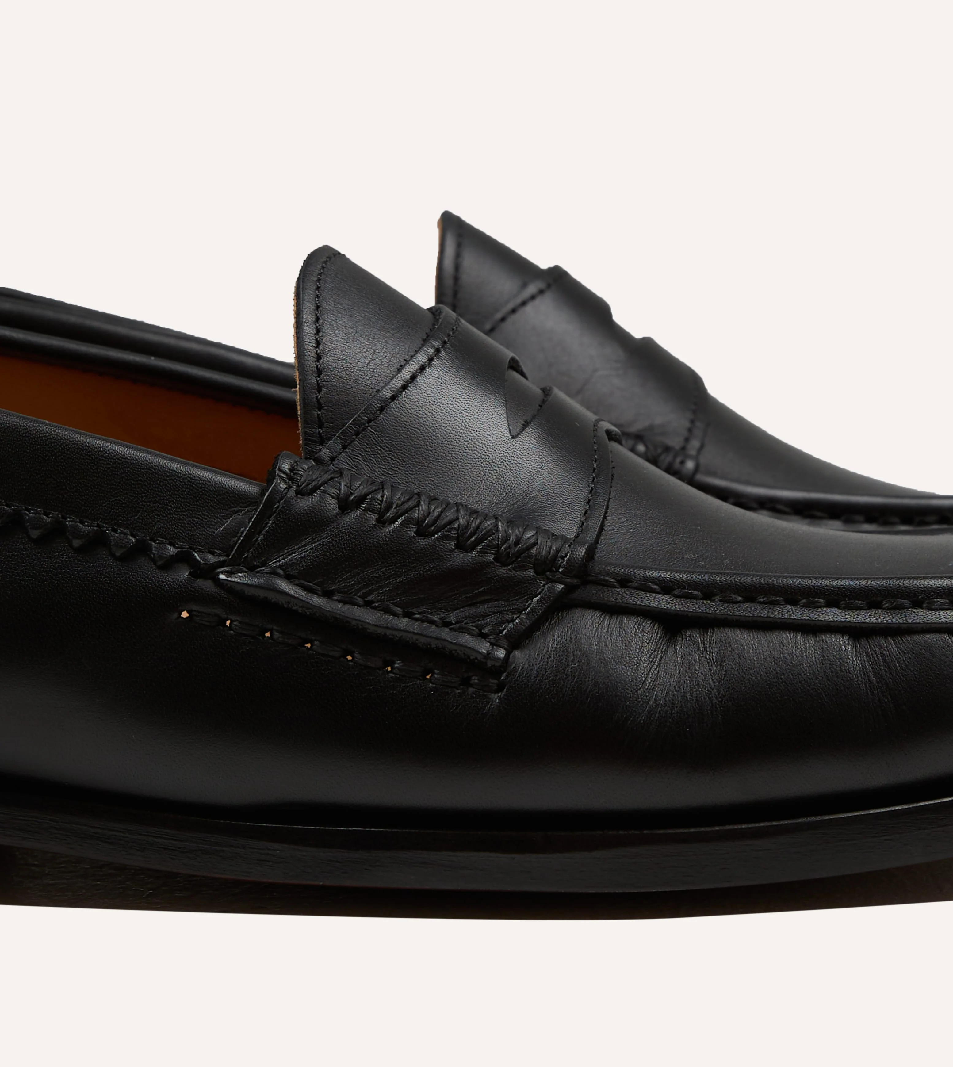 Yuketen Black Leather Rob's Loafer - Image 3