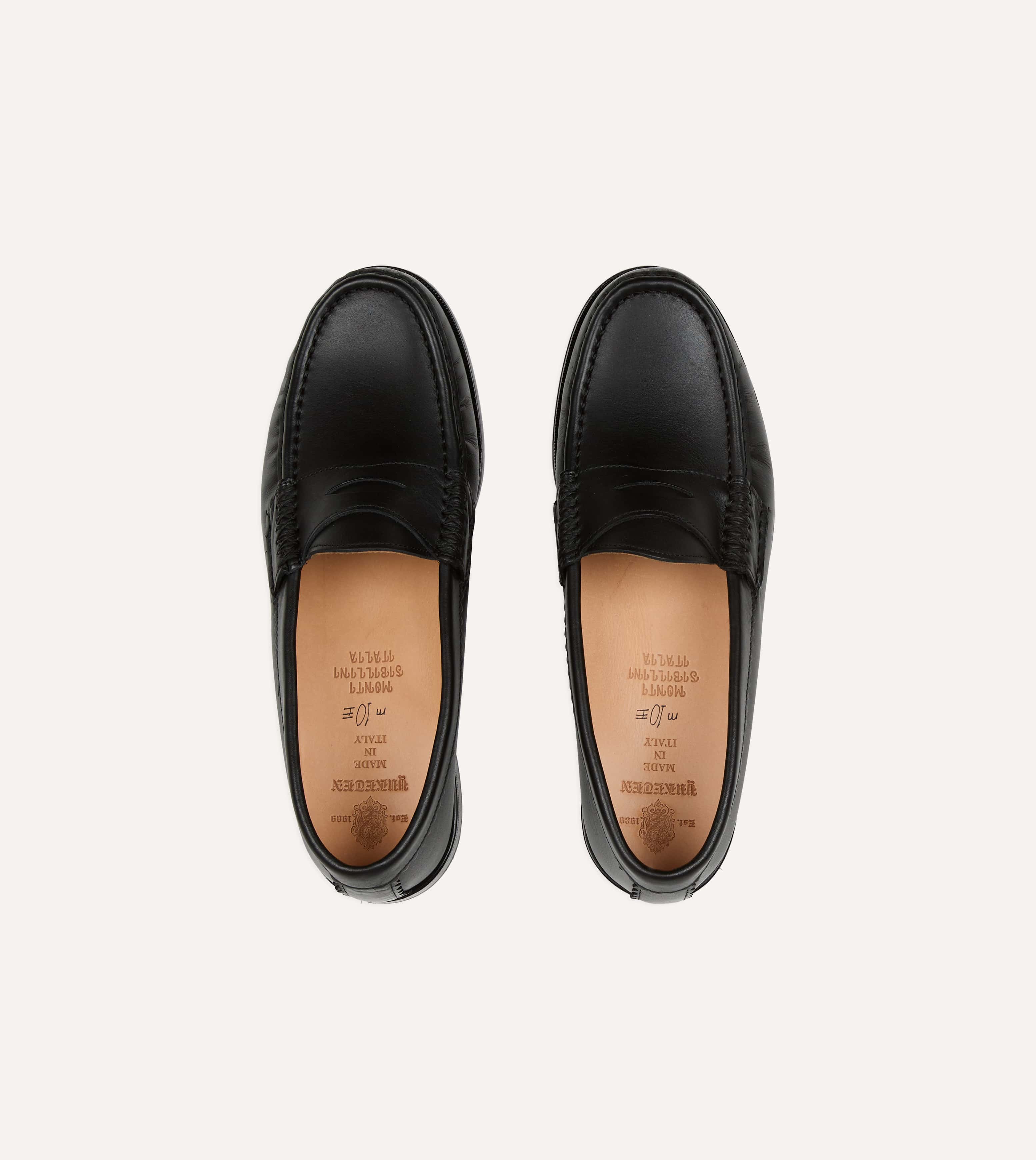Yuketen Black Leather Rob's Loafer - Image 4