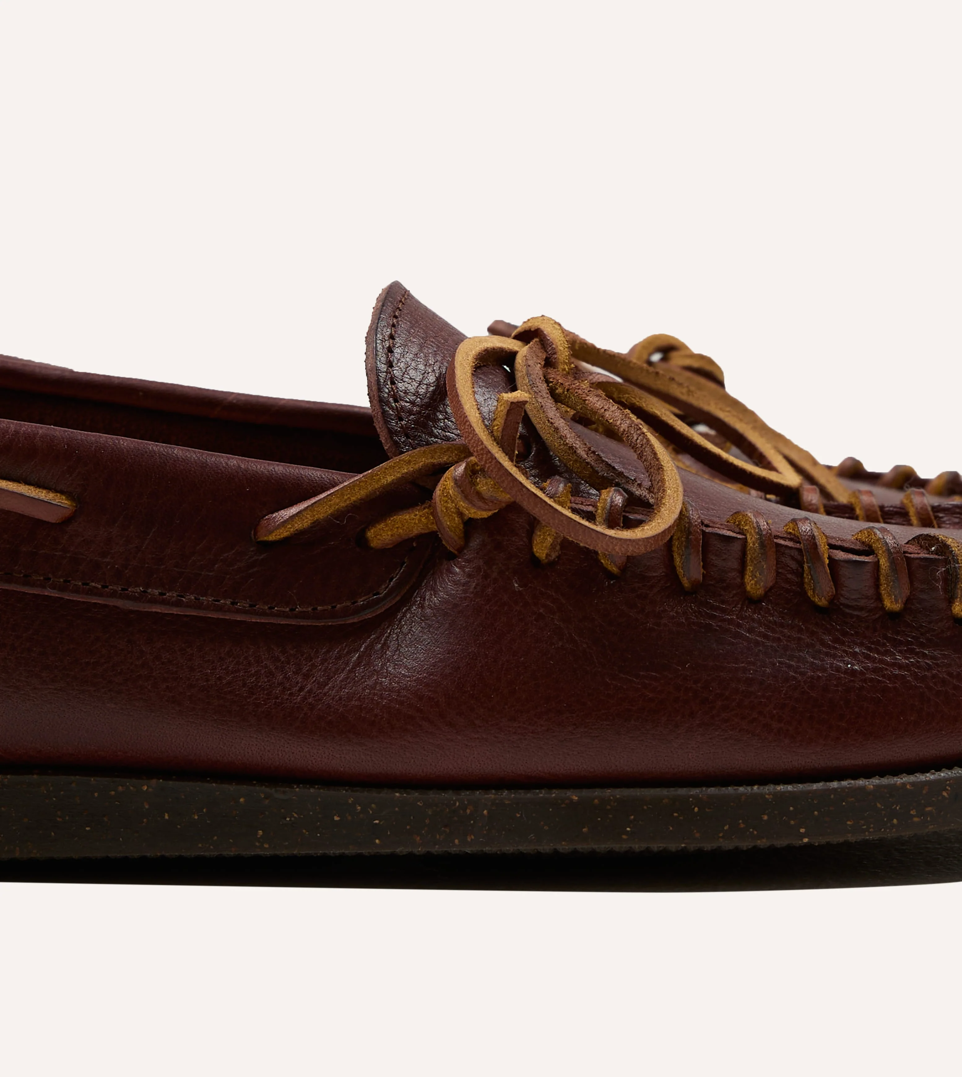 Yuketen Brown Scout Moccasin Boat Shoe - Image 3
