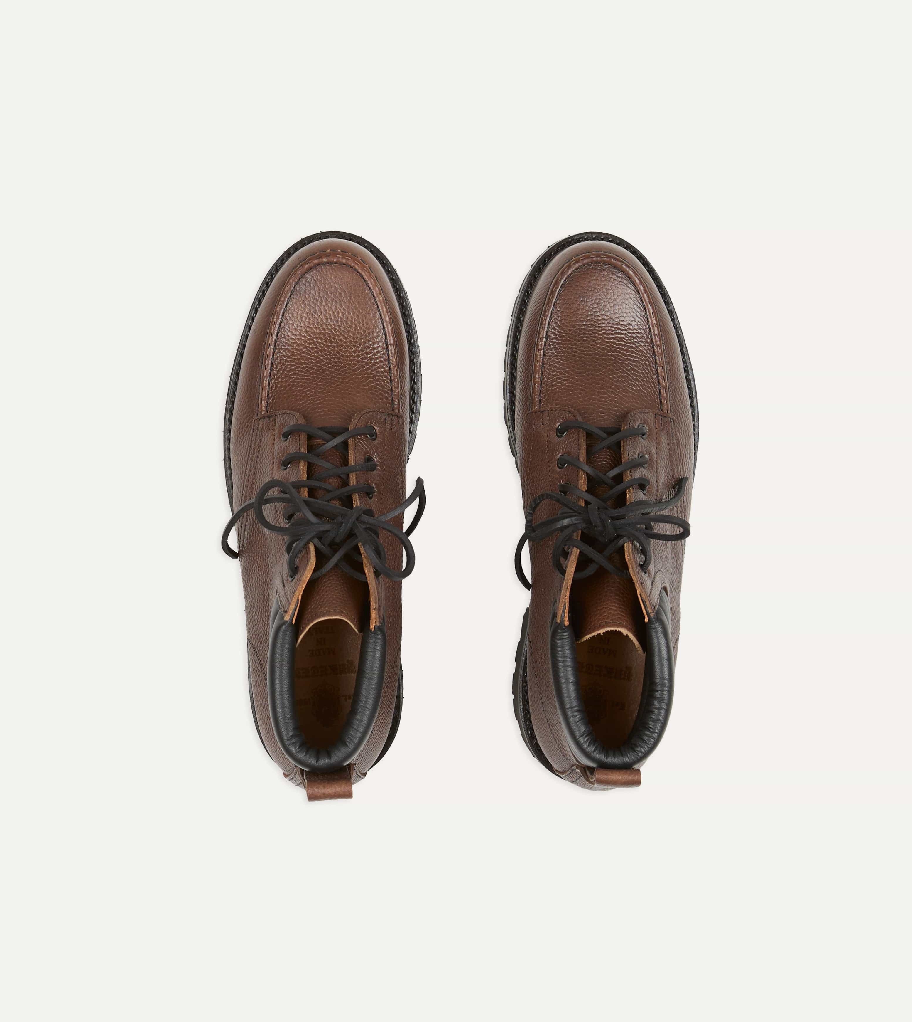 Yuketen Salvia Brown Leather Boots - Image 4